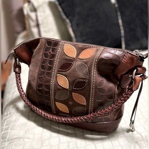 Leather Fossil Hobo Bag — New — never used!
